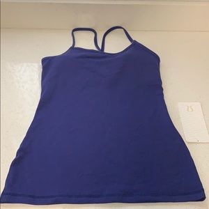 NEW w/ Tag Lululemon Power Y Tank Dk Purple SZ 6